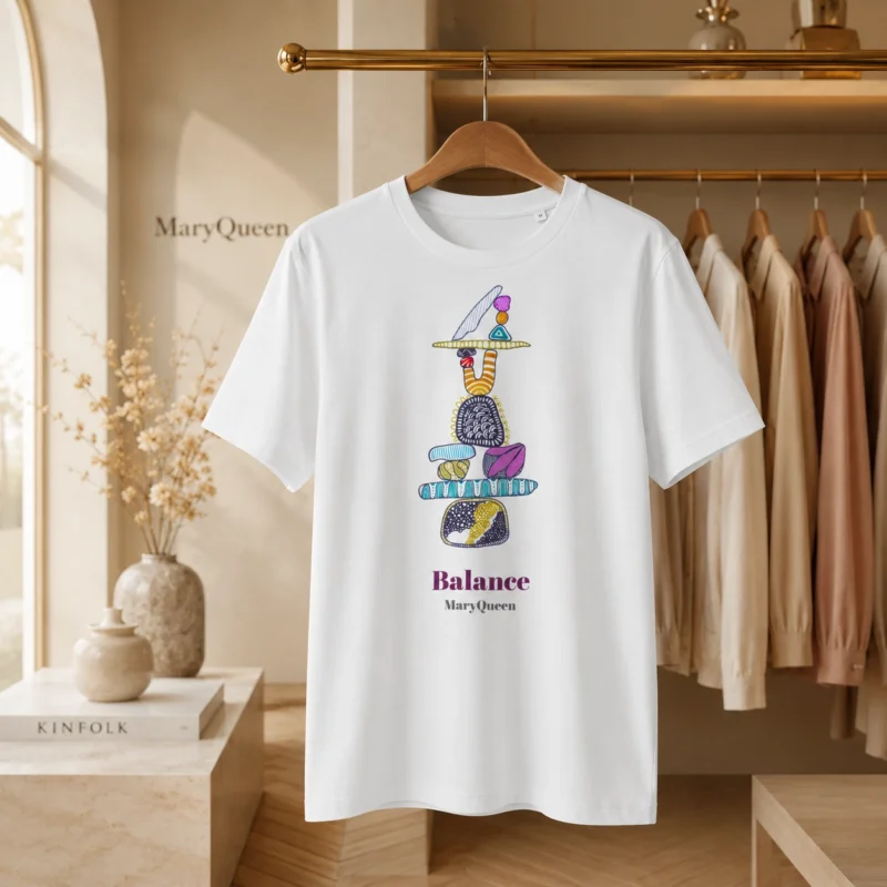 Balance – MaryQueen Original T-Shirt – 100% Organic Cotton